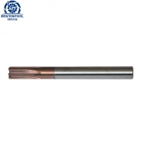 Solid carbide straight shank straight fluted reamer