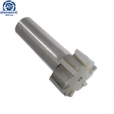 Hard alloy welding chip type T groove milling cutter