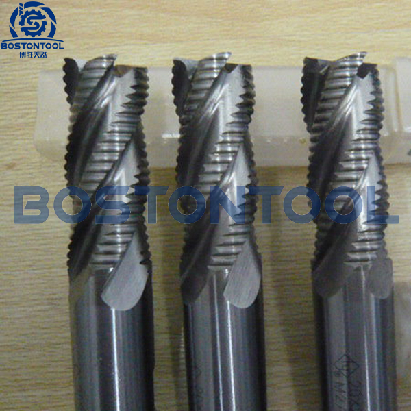 Corrugated aluminum milling cutter